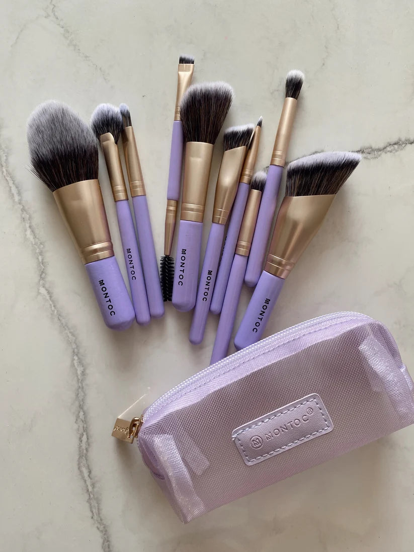 Kit viajero purple Montoc X10