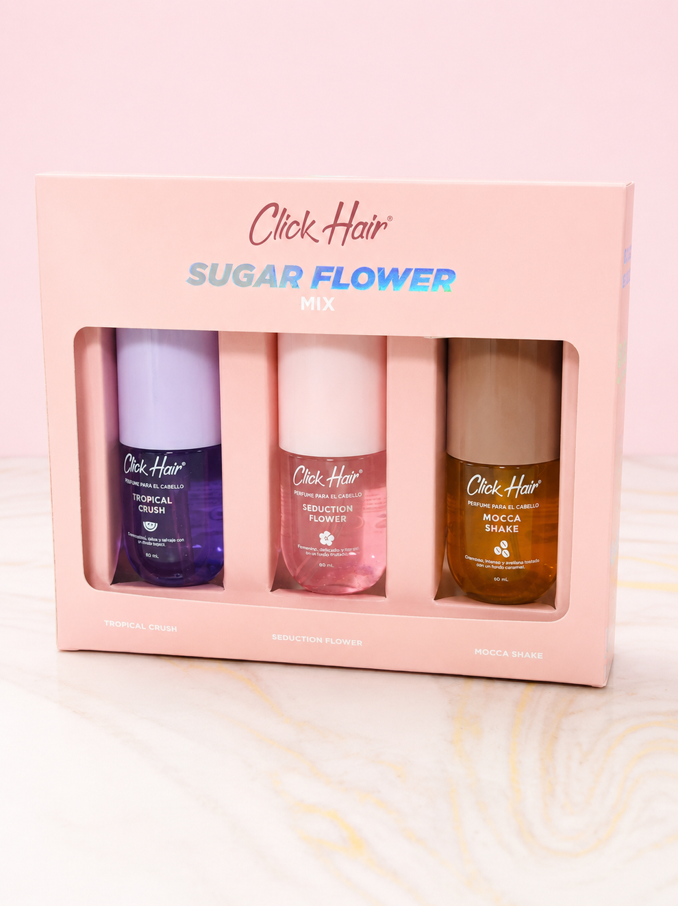 Kit perfumes minis click hair