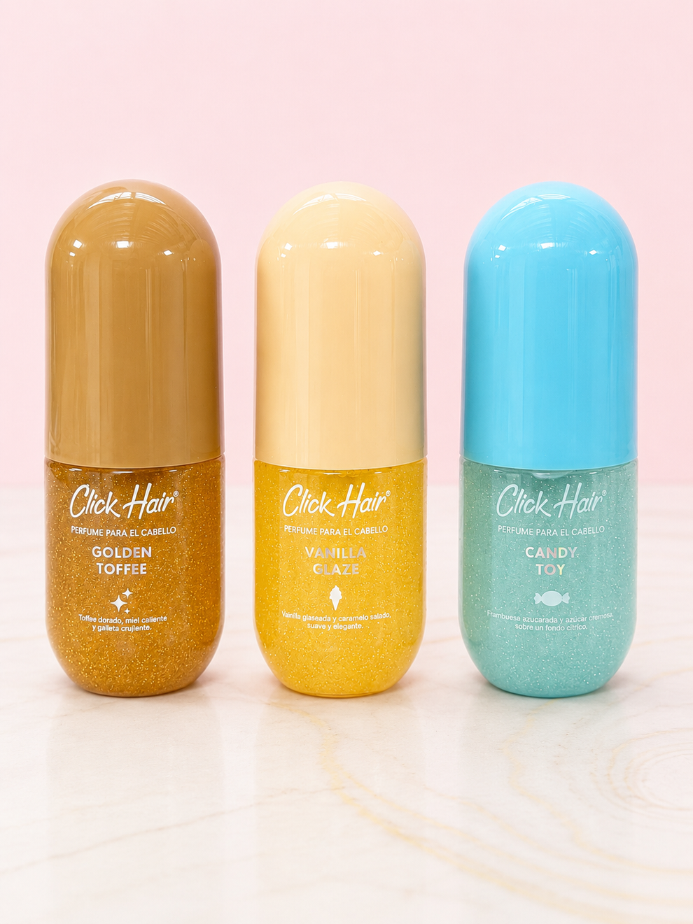 Kit perfumes minis click hair