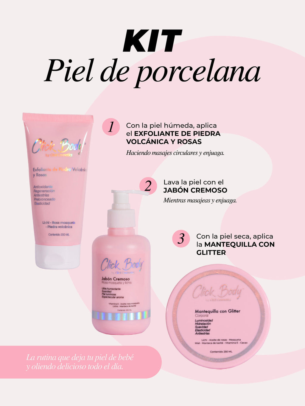 Kit corporal click hair