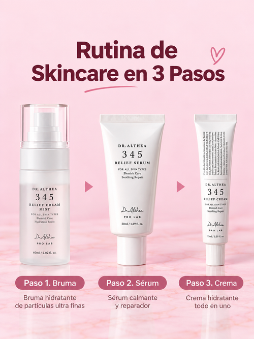 345 Travel kit – Tónico + Sérum + Crema Mini | Dr. Althea