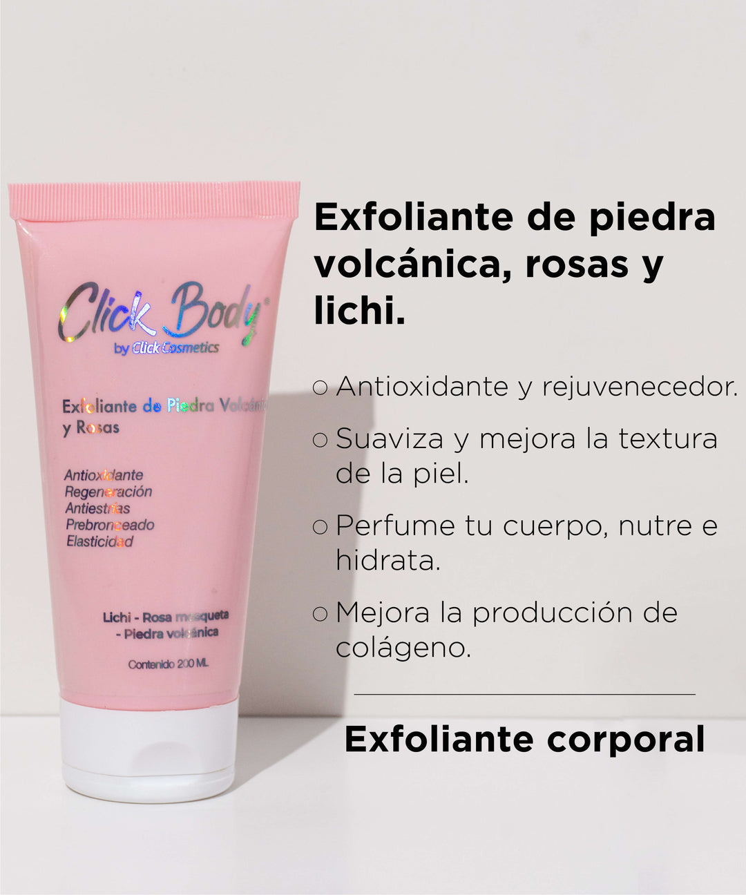 Exfoliante corporal click hair