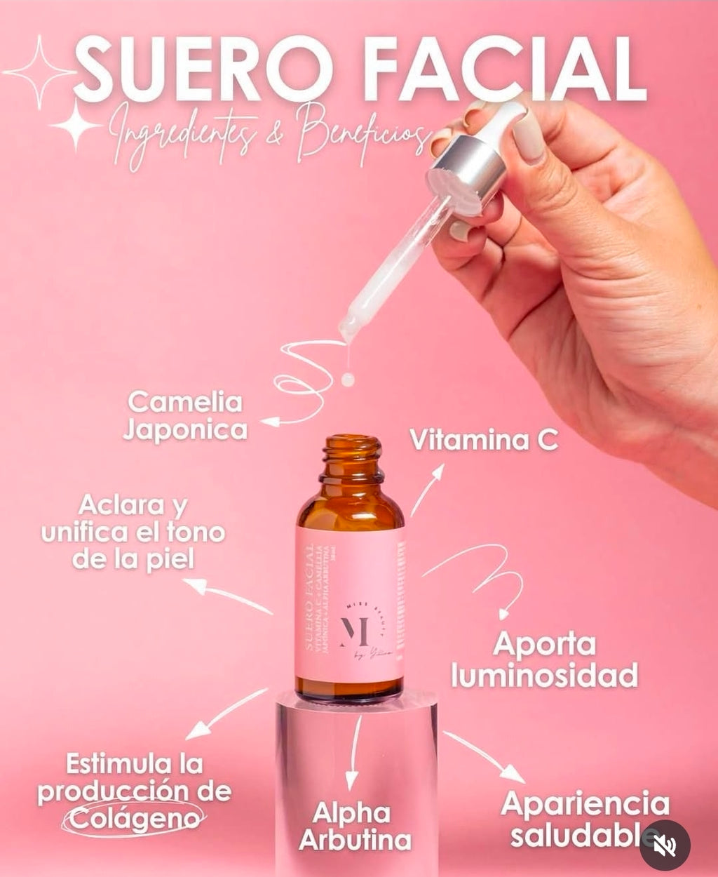 Suero facial vitamina c miss beauty