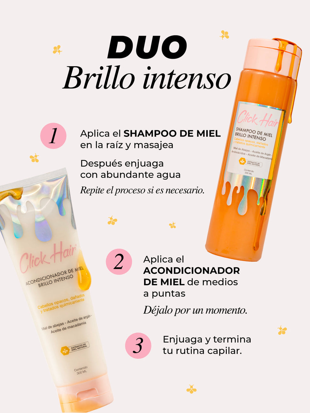 Duo brillo intenso click hair