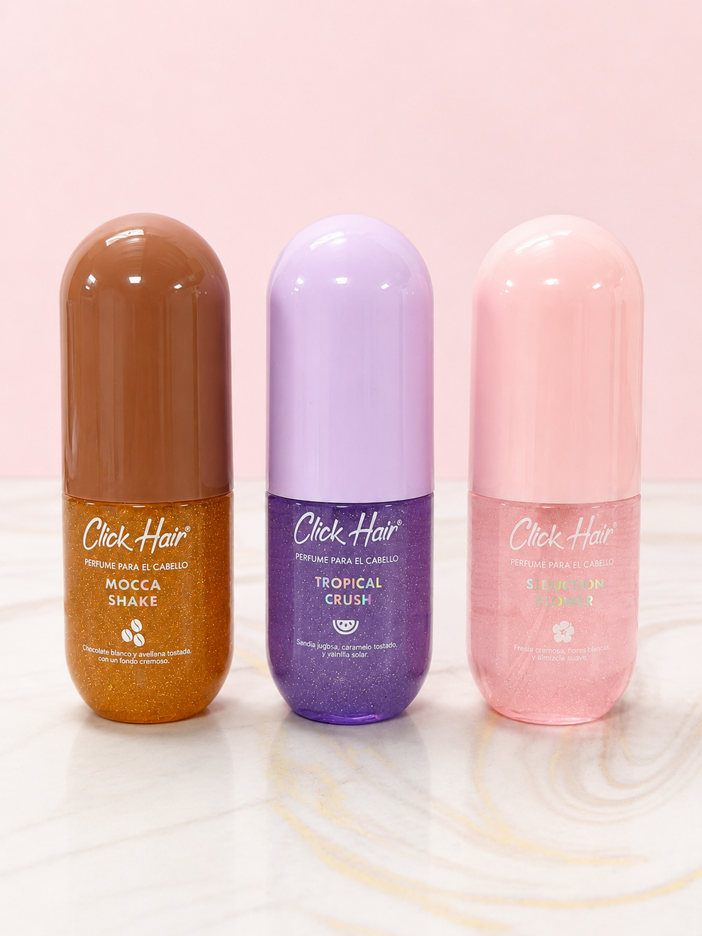 Kit perfumes minis click hair
