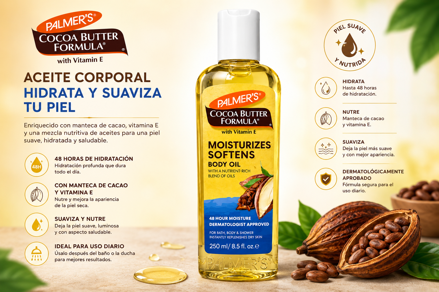 Palmer’s Cocoa Butter Formula – Aceite Corporal
