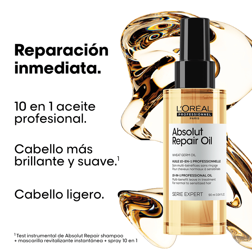 Spray en Aceite Absolut Repair 10 en 1 Cabello Dañado - Loreal Professionnel 90 ml