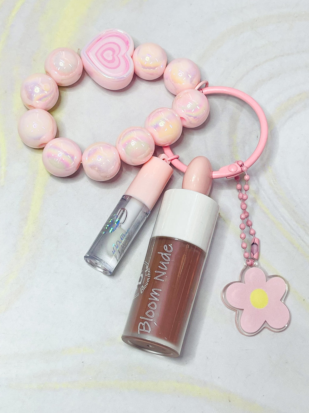 Duo bloomshell nude + mini brillo