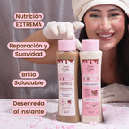 Shampo y acondicionador chocolate lluvia de estrellas