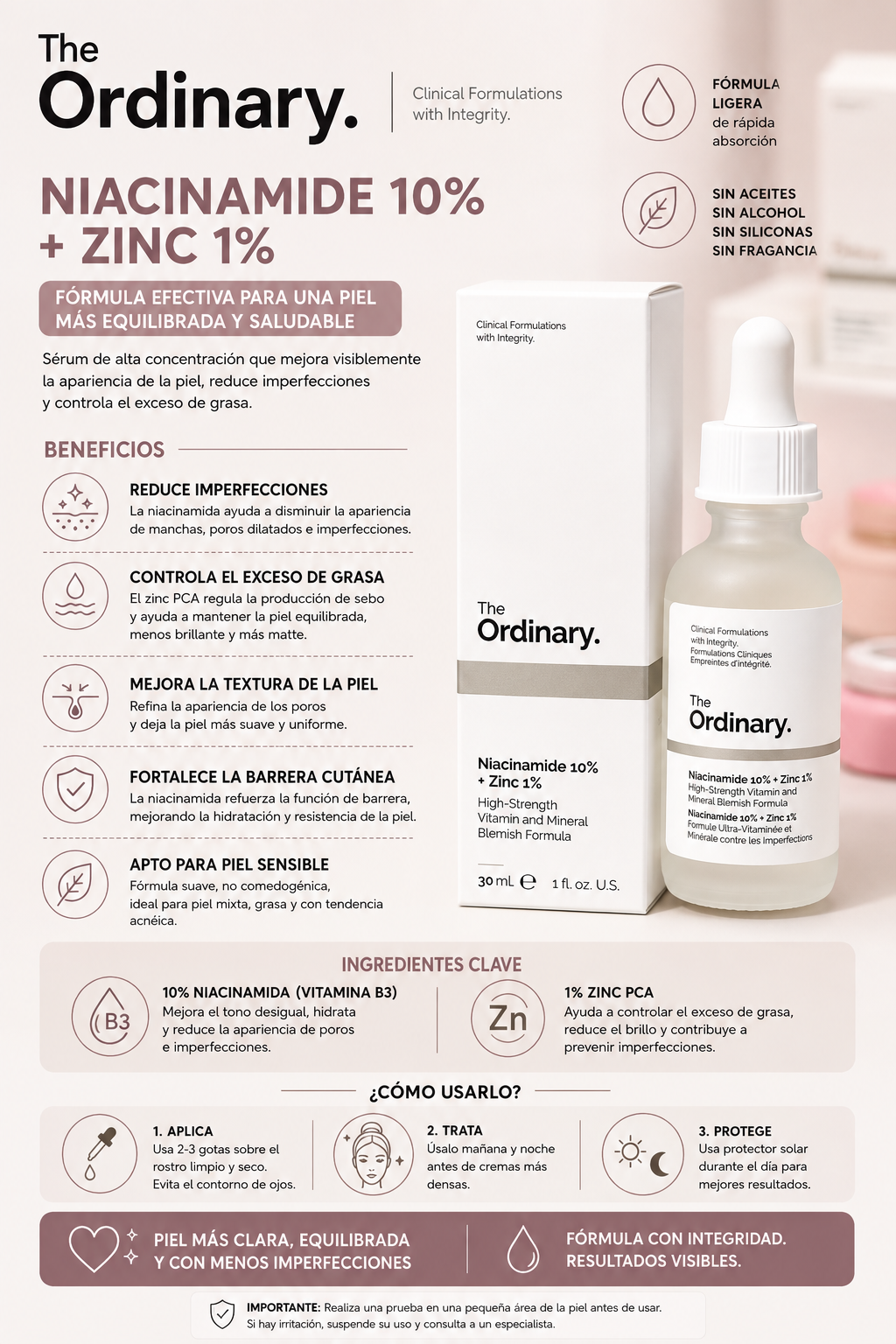 Niacinamida The ordinary