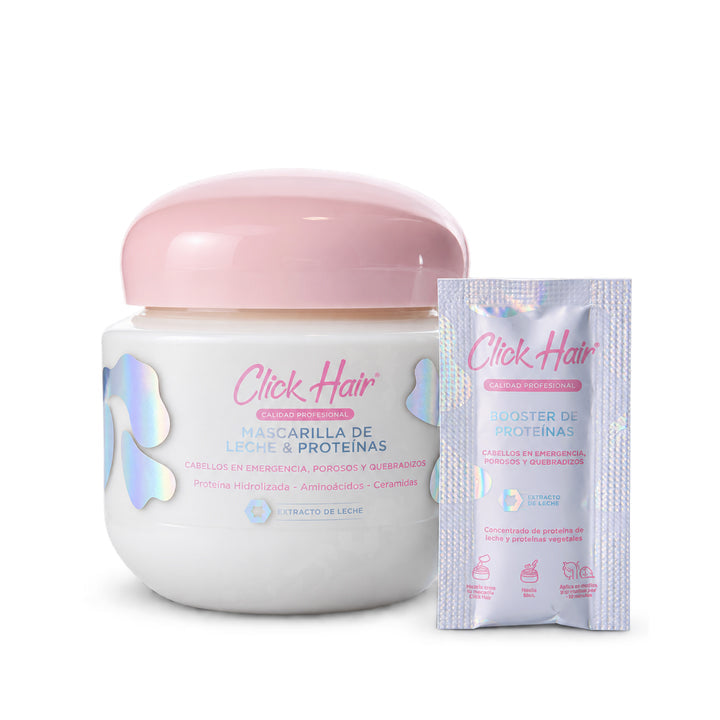 Kit Mascarilla y Booster de Proteínas Click Hair