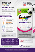 Centrum Silver Women 50+ – Multivitamínico Completo