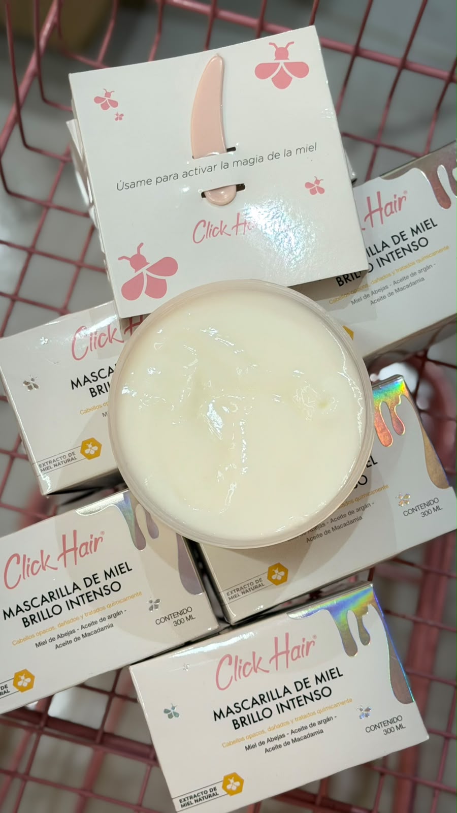 Mascarilla miel click hair