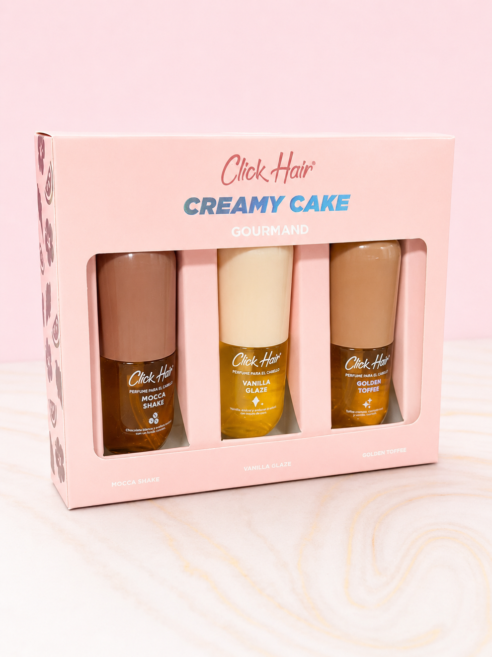 Kit perfumes minis click hair