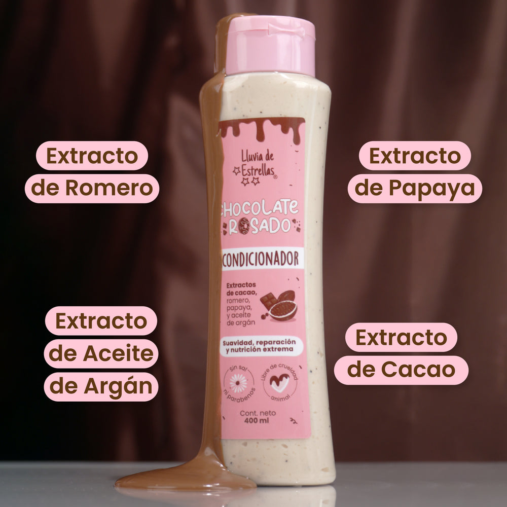 Acondicionador de chocolate lluvia de estrellas