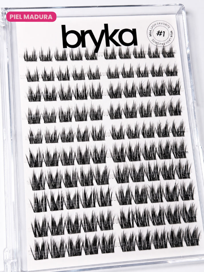 Pestañas piel madura mix bryka