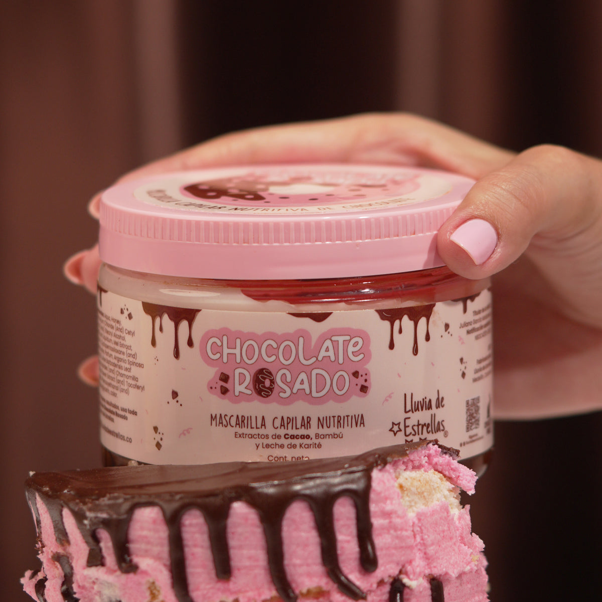 Mascarilla de chocolate lluvia de estrellas