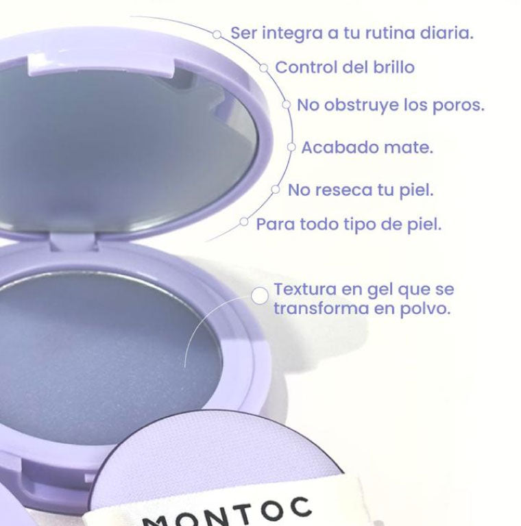 Soft gel powder montoc