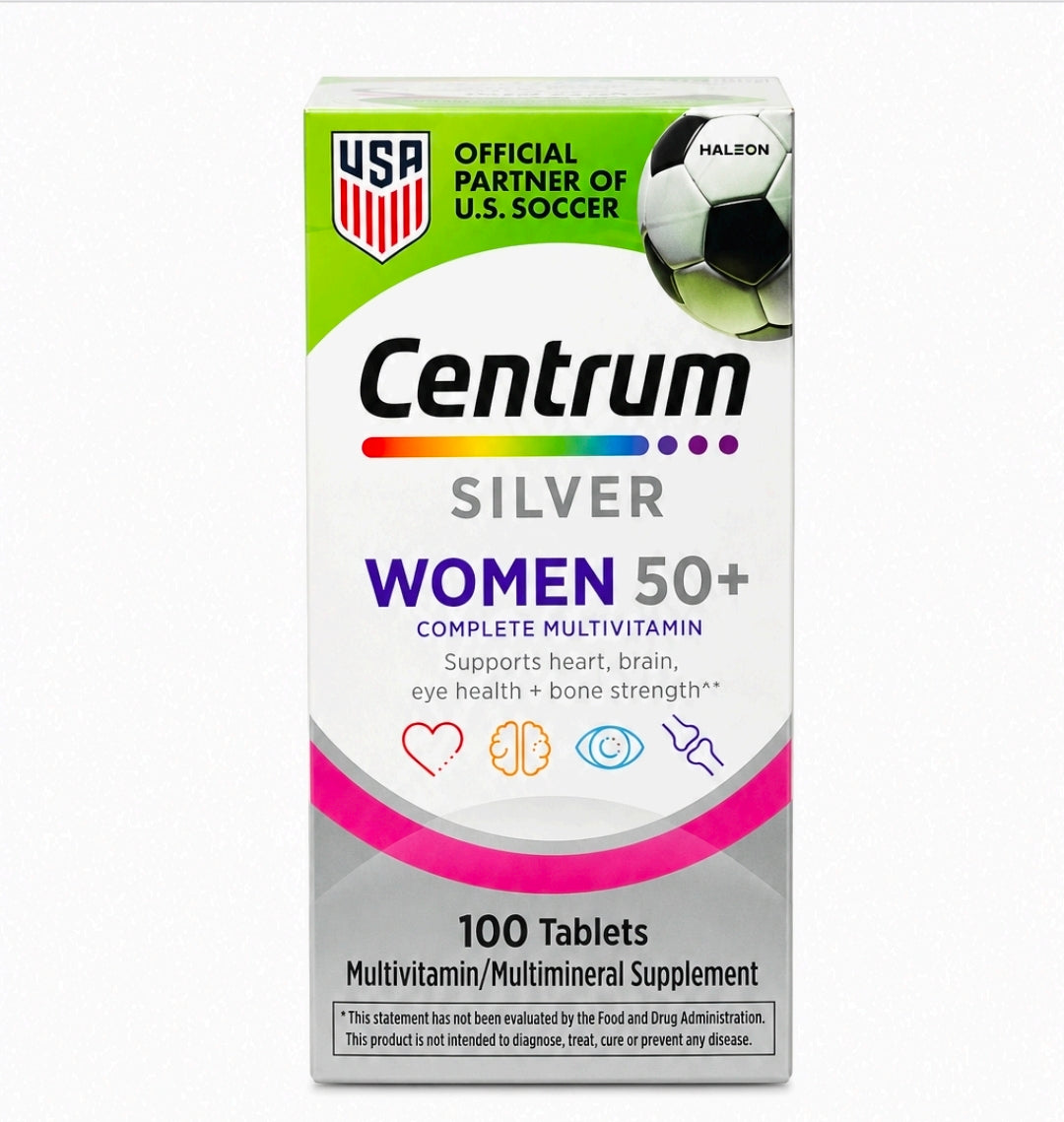 Centrum Silver Women 50+ – Multivitamínico Completo