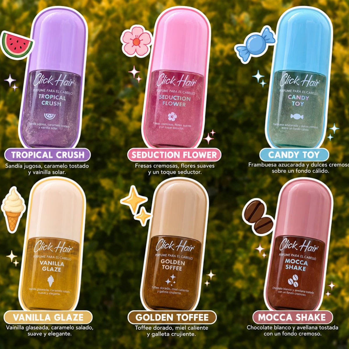 Perfume capilar click